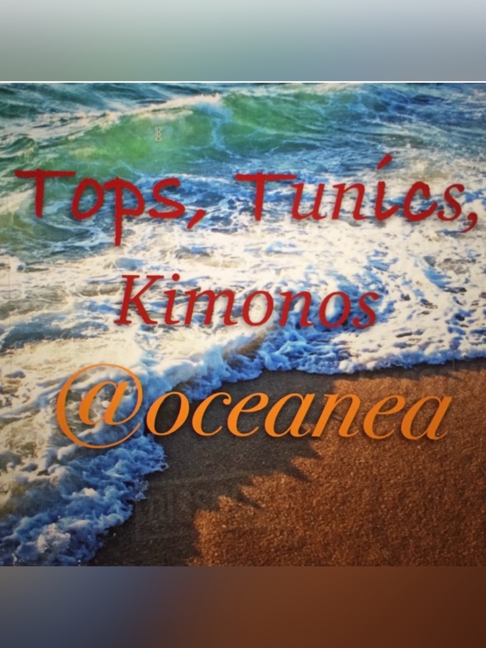 Tunics, Tops, Kimonos, Dusters, etc.